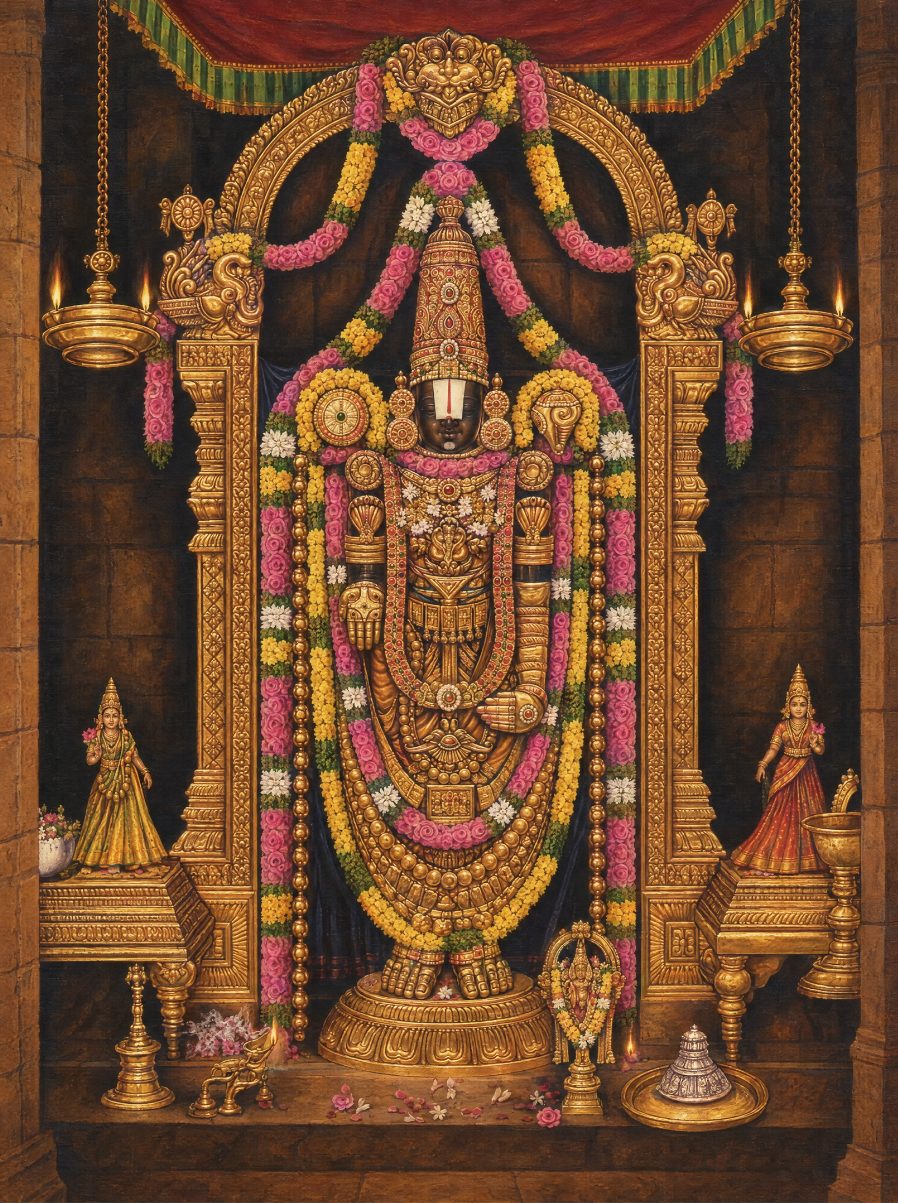 Sri Venkateswara Art Print