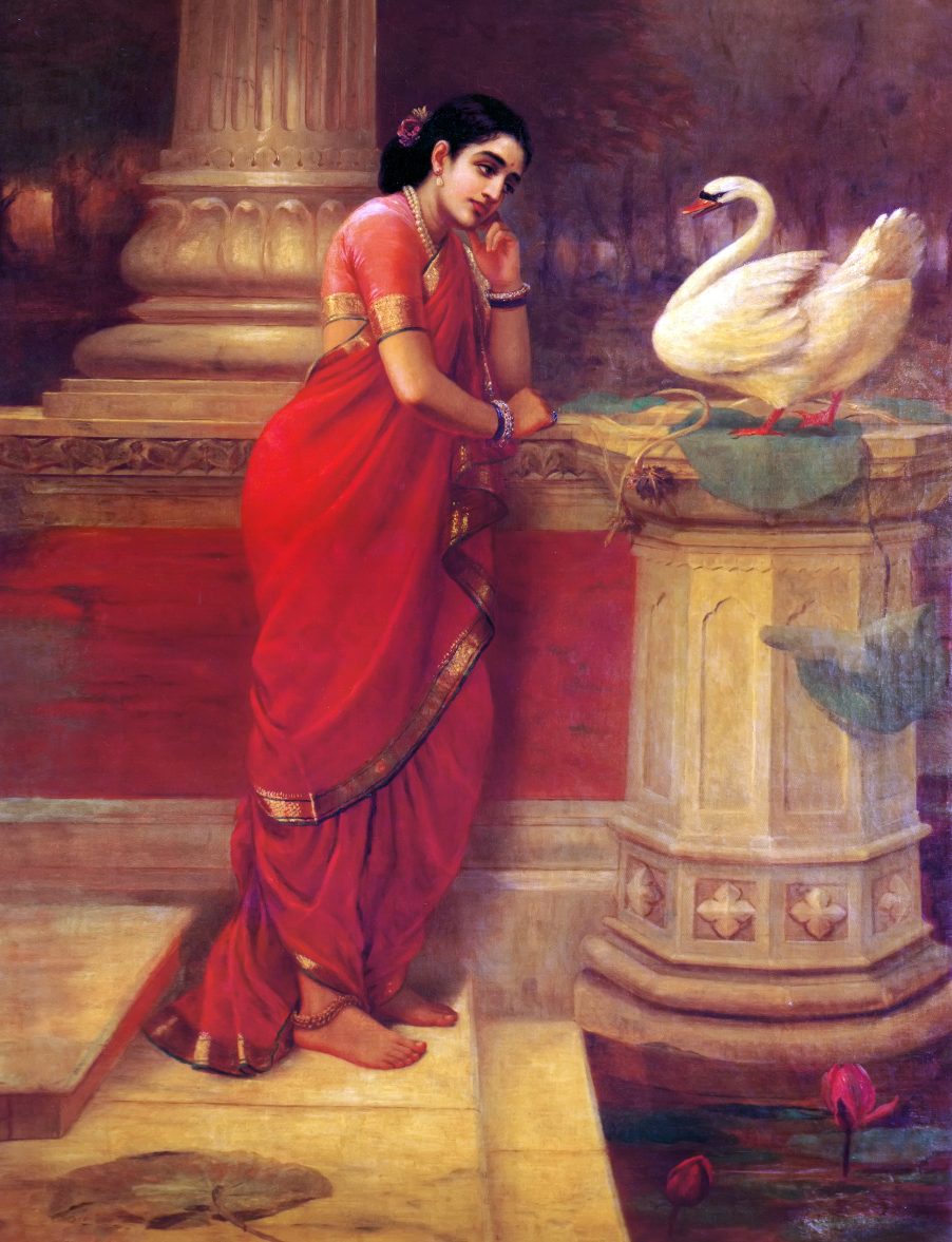 Woman with Swan